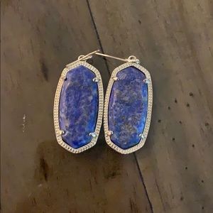 Kendra Scott Elle blue stone earrings